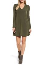 Women's Kenneth Cole New York V-neck A-line Dress - Green