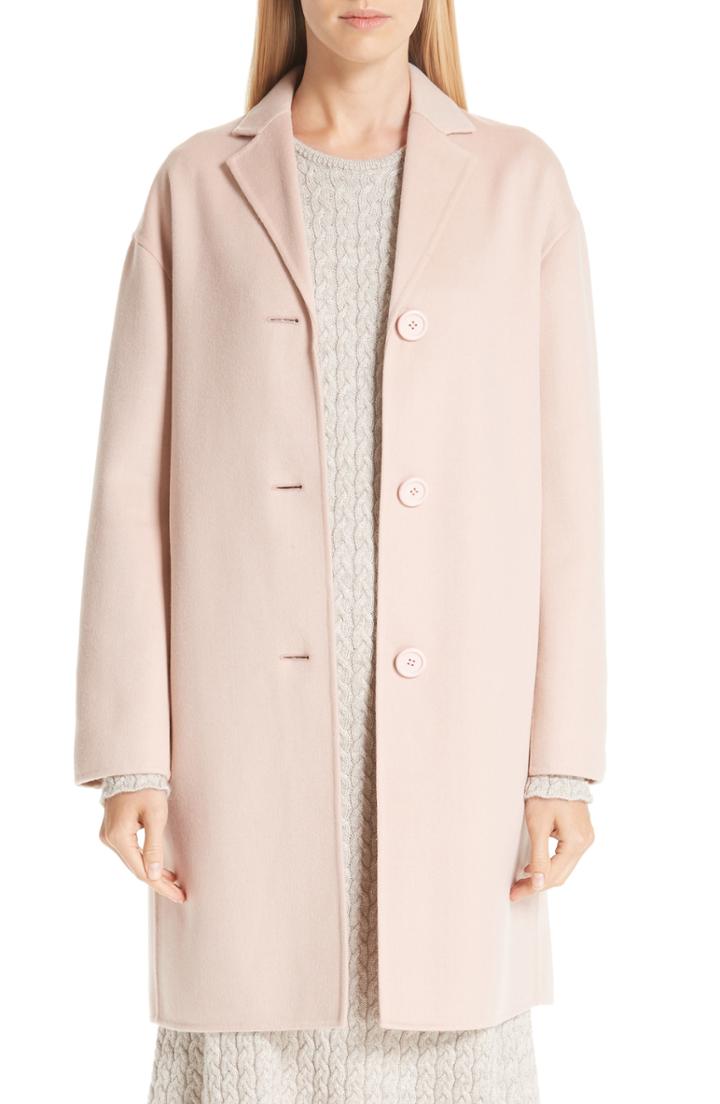 Women's Mansur Gavriel Wool & Cashmere Coat Us / 40 It - Pink