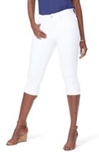 Petite Women's Nydj Marilyn Crop Jeans P - White