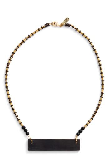 Women's Ink + Alloy Hathorn Horn Pendant Necklace