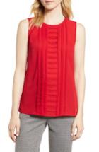 Women's Vince Camuto Pintuck Detail Top - Red