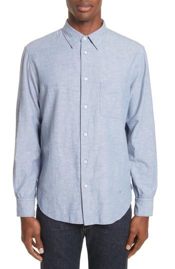 Men's Rag & Bone Fit 3 Beach Shirt - Blue