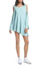 Women's Free People Clear Skies Cold Shoulder Tunic - Green