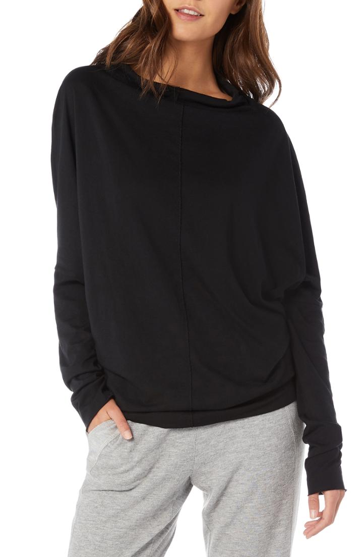 Women's Michael Stars Ultra Jersey Open Neck Top