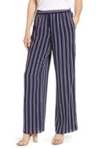 Women's Michael Michael Kors Mega Railroad Stripe Pants - Blue