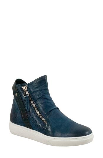 Women's Miz Mooz Lulu High Top Sneaker Eu - Blue