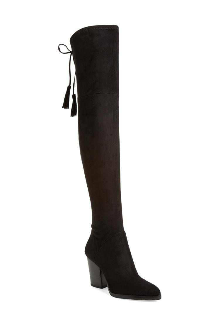 Women's Marc Fisher Ltd Alinda Over The Knee Boot M - Black