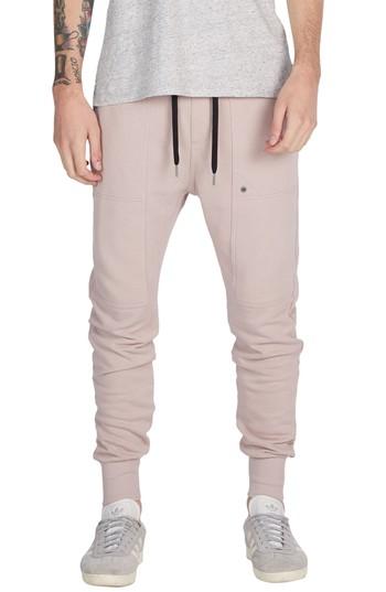 Men's Zanerobe Blockshot Fleece Jogger Pants - Pink