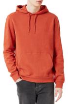 Men's Topman Classic Fit Pullover Hoodie - Orange