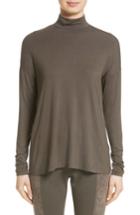 Women's Lafayette 148 New York Turtleneck Top - Grey