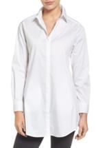 Women's Foxcroft Cici Stretch Poplin Tunic - White