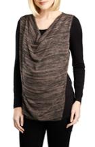 Women's Maternal America Cowl Neck Nursing Top - Pink