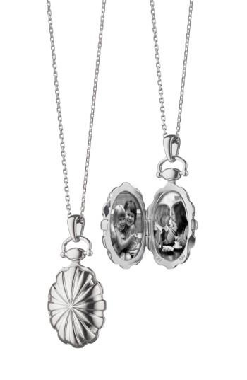 Women's Monica Rich Kosann Sunburst Locket Necklace