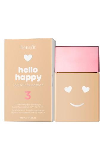 Benefit Hello Happy Soft Blur Foundation Oz - 3 Light / Neutral