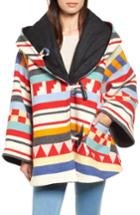 Women's Lindsey Thornburg X Pendleton Wool Blend Hooded Cape