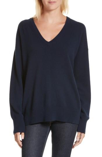 Women's Equipment Lucinda V-neck Cashmere Pullover - Blue