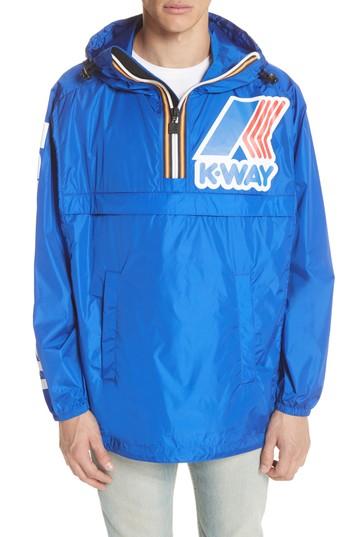 Men's Dsquared2 X K-way Windbreaker - Blue/green
