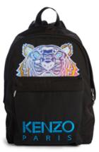 Men's Kenzo Embroidered Tiger Backpack - Black