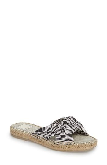Women's Dolce Vita Benicia Knotted Slide Sandal M - Black