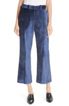 Women's Rag & Bone Libby Velvet Crop Flare Pants