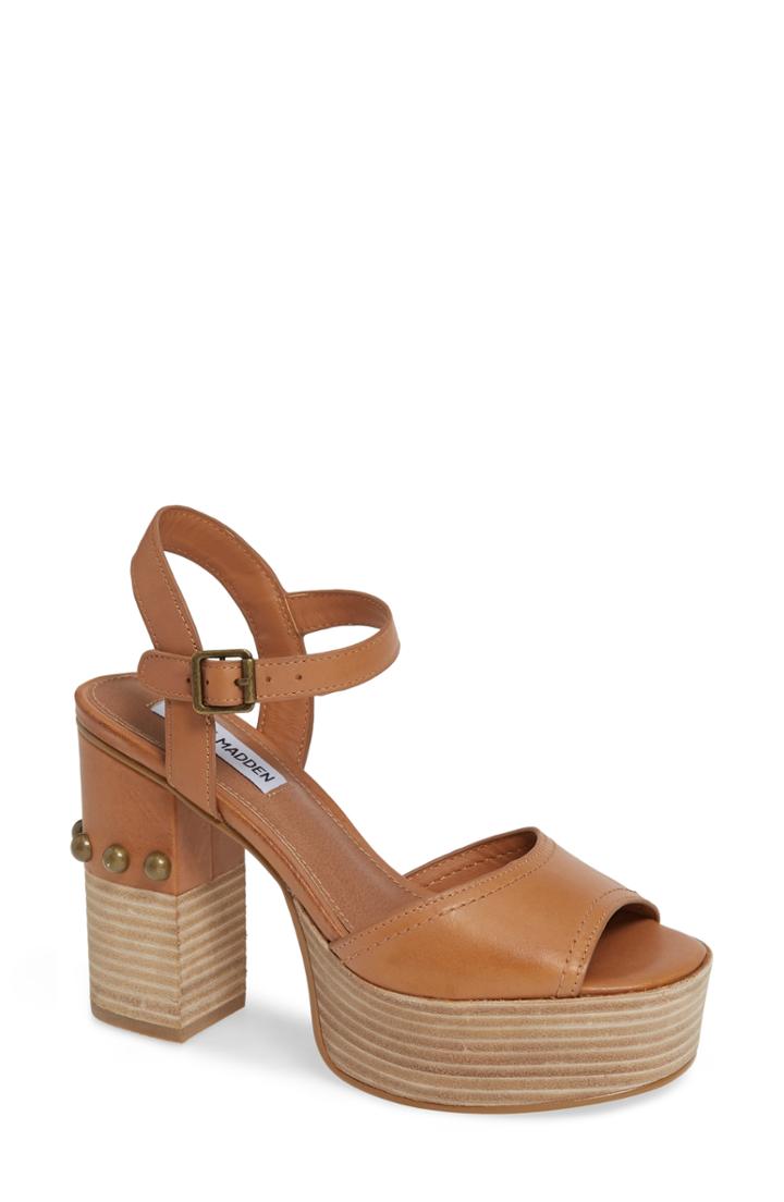 Women's Steve Madden Tame Platform Sandal M - Brown