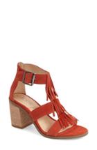 Women's Sole Society 'delilah' Fringe Sandal M - Coral