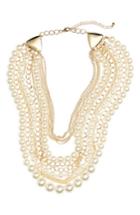 Women's Cara Imitation Pearl Chain Necklace