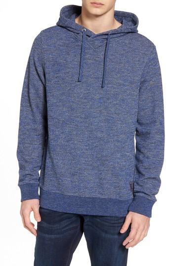 Men's Scotch & Soda Melange Knit Hoodie - Blue