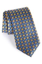 Men's Nordstrom Shamrock Silk Tie, Size X-long - Metallic