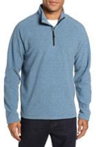 Men's Nordstrom Men's Shop Quarter Zip Fleece Pullover - Blue