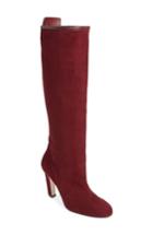 Women's Stuart Weitzman Charlie Knee High Boot .5 M - Red