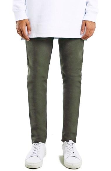 Men's Topman Pique Knit Jogger Pants