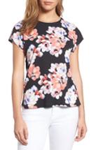 Women's Cece Garden Bloom Knit Tee - Black