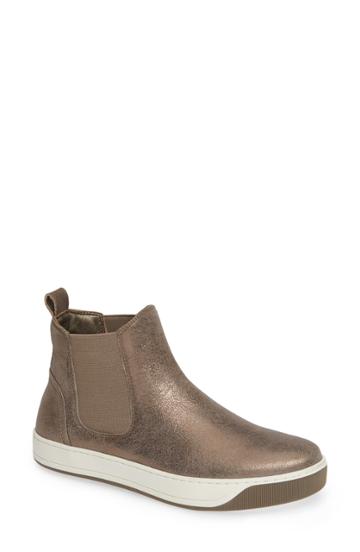 Women's Johnston & Murphy Erica High Top Sneaker .5 M - Metallic