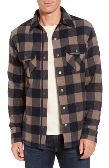 Men's Smartwool Anchor Line Flannel Shirt - Blue