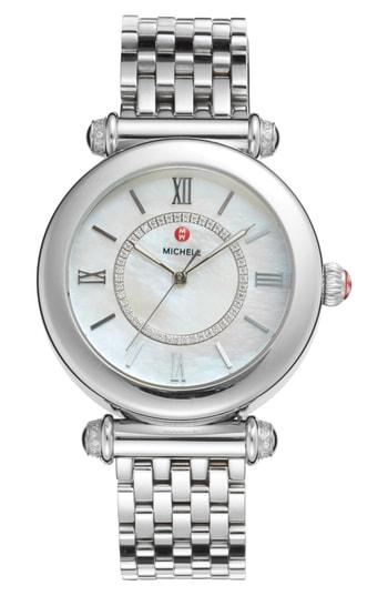 Women's Michele Caber Diamond Bracelet Watch, 35mm