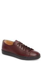 Men's Santoni Cleanic Sneaker .5 D - Burgundy