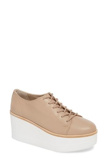Women's Steve Madden Kimber Wedge Platform Sneaker M - Beige