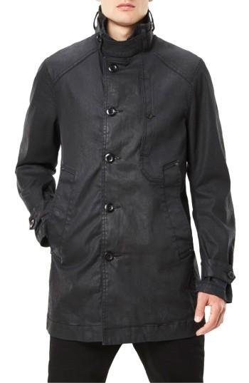 Men's G-star Raw Garber Denim Trench Coat - Black