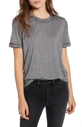 Women's Treasure & Bond Marled Tee - Black