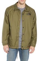 Men's The North Face Regular Fit Water Resistant Coach's Jacket - Green