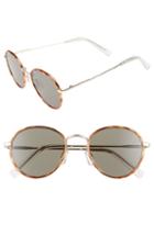 Women's Le Specs Zephyr Deux 50mm Round Sunglasses -