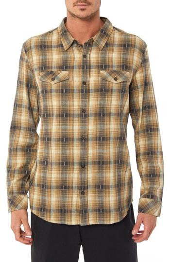 Men's Jack O'neill Fit Sport Shirt, Size Small - Grey