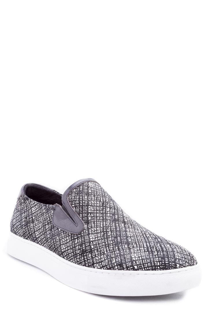 Men's Robert Graham Kitson Slip-on Sneaker .5 M - Black
