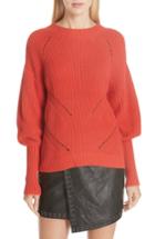 Women's Joie Landyn Blouson Sleeve Sweater - Red