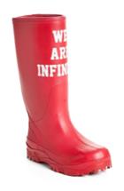 Women's Undercover We Are Infinite Rubber Rain Boot - Red