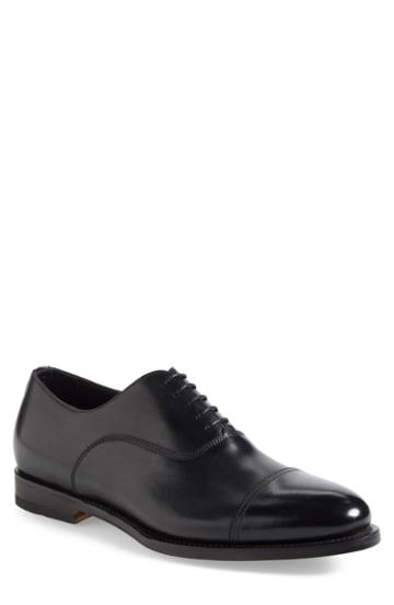 Men's Santoni 'ace' Cap Toe Oxford D - Black