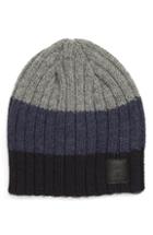 Men's Canada Goose Block Rib Slouch Beanie - Blue