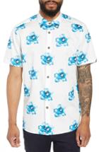 Men's Ted Baker London Silky Trim Fit Short Sleeve Sport Shirt - White