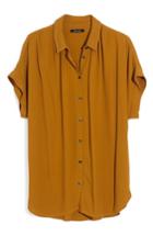 Women's Madewell Central Drapey Shirt - Yellow